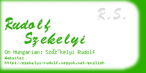 rudolf szekelyi business card